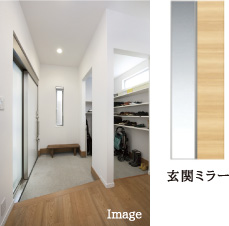 シューズクローク＆玄関ミラー