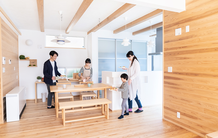 規格住宅「FORME-S」のLDK