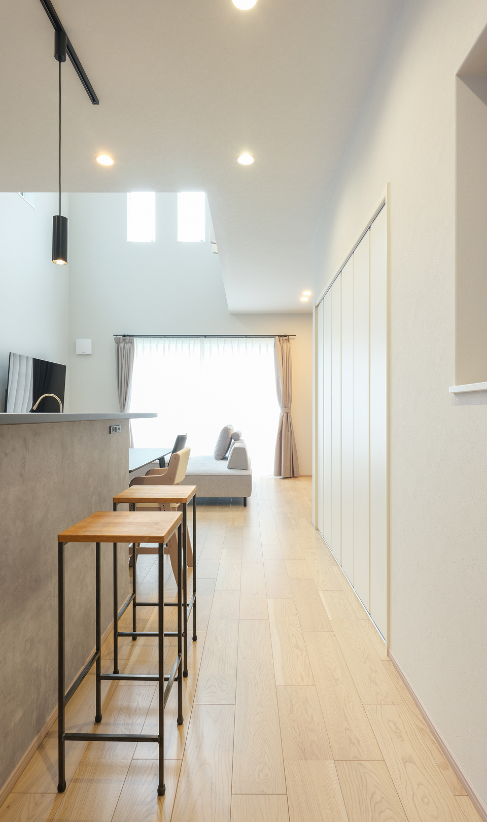 ポラスの規格住宅のLDK