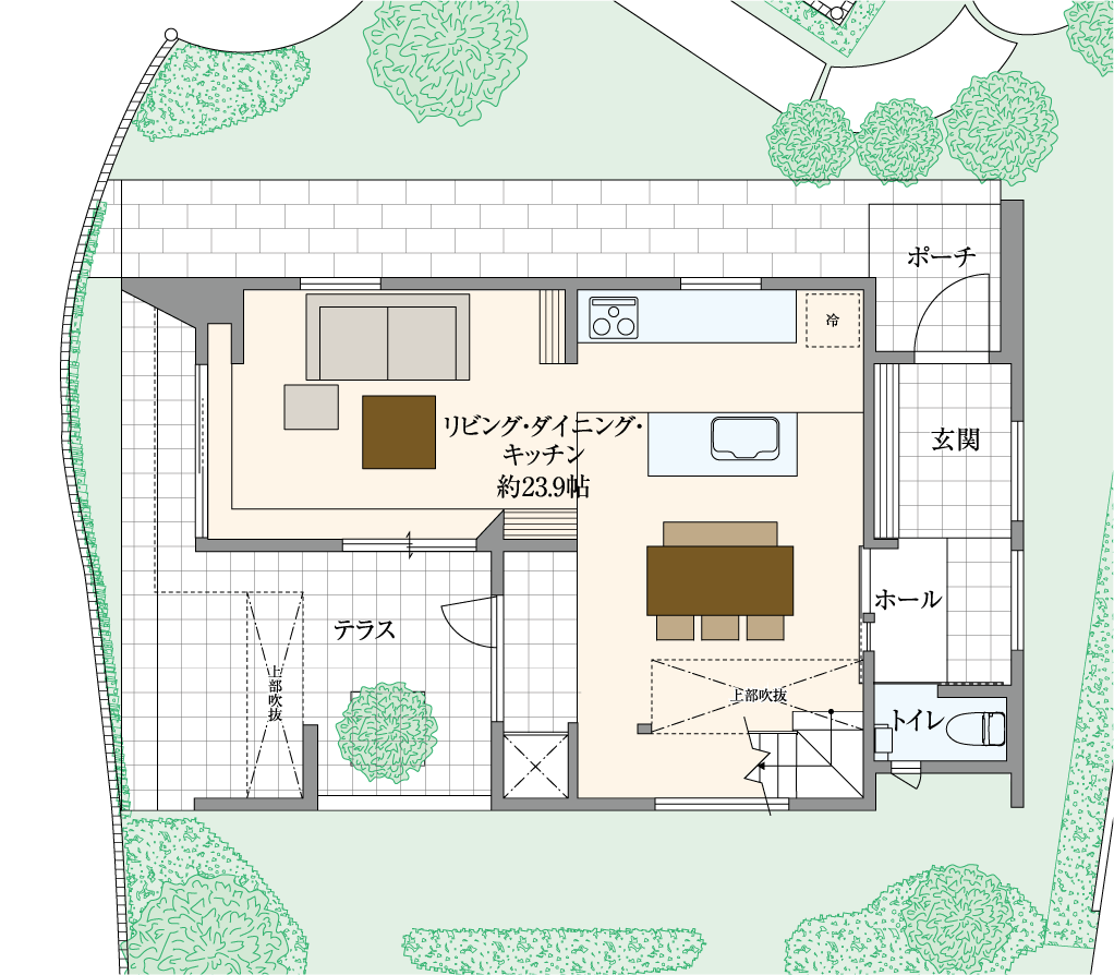 1F間取り図