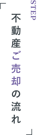 STEP 「不動産ご売却の流れ」