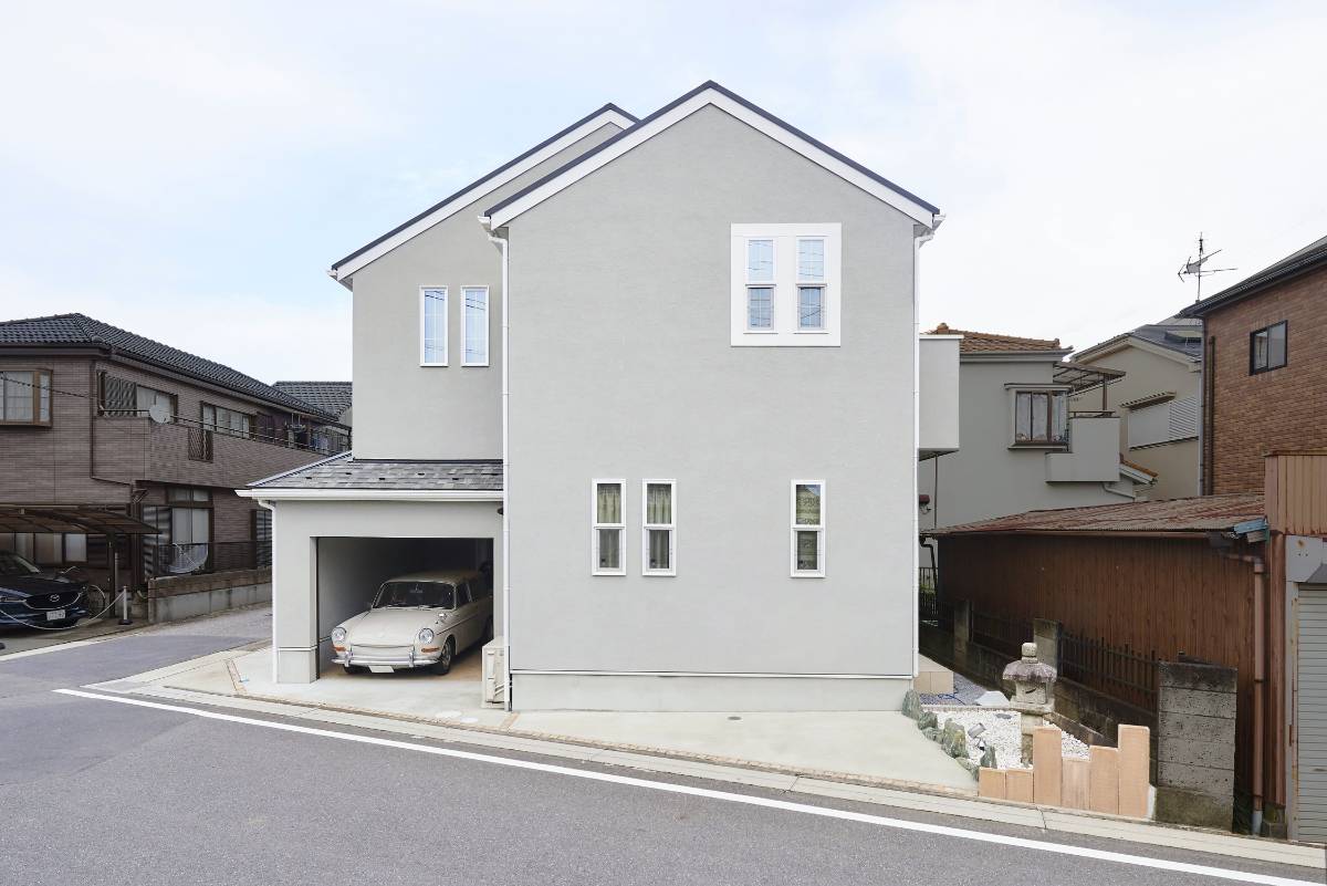 変形地を活かした、スキップフロアで叶える理想の間取り