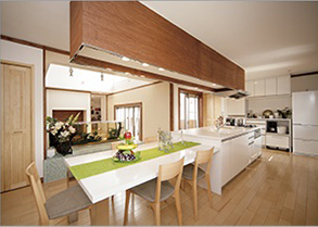 デザインと家事効率を両立させるアイランドキッチン