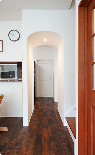 アーチのトンネル