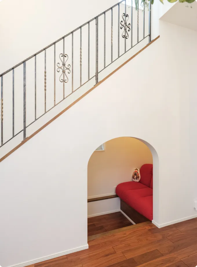 「トンネル」「ヌック」こだわり満載の家